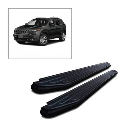 E | Peerless Running Boards | Black