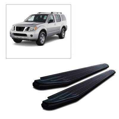E | Peerless Running Boards | Black