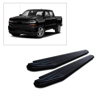 E | Peerless Running Boards | Black