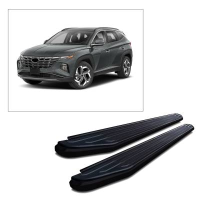 Products - Black Horse Off Road - E | Peerless Running Boards | Black | PR-HY169BK