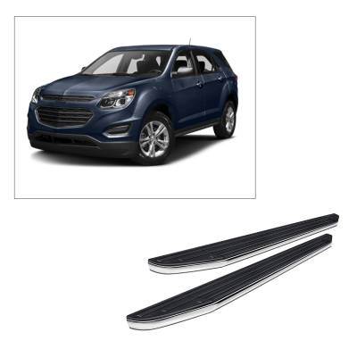 E | Premium Running Boards | Black | PR-CHEQ