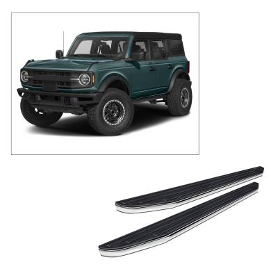 E | Premium Running Boards | Black | PR-F1272