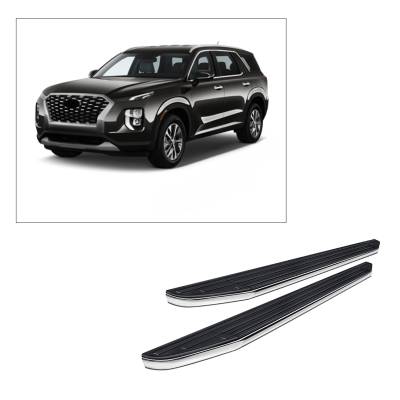 E | Premium Running Boards | Black | PR-H476