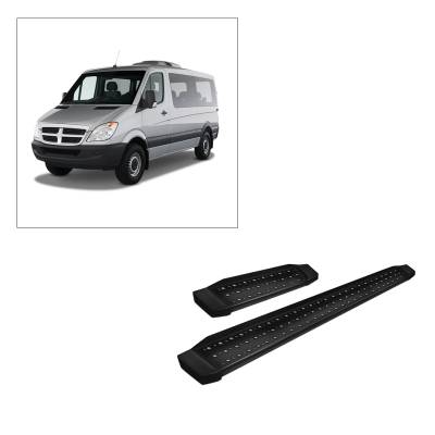 E | Spartan Running Boards | Black | SR-DOR353296