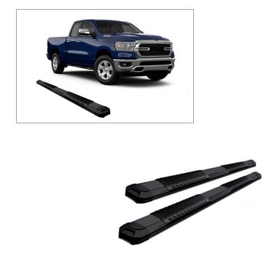 E | Summit Running Boards | Black | Double Cab