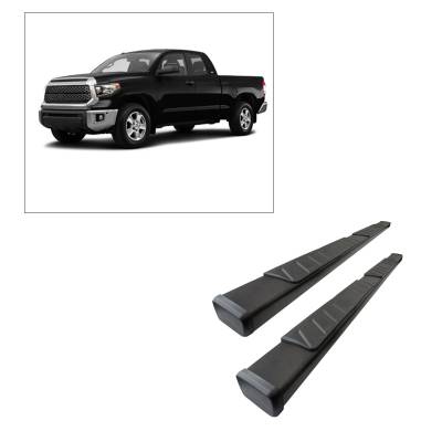 Black Horse Off Road - E | Summit Running Boards | Black | Double Cab |  SU-TO0279BK