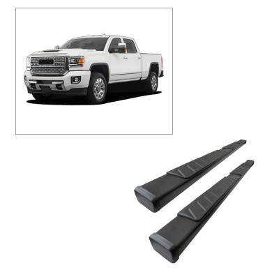 Black Horse Off Road - E | Summit Running Boards | Black | Extended / Double Cab - Image 2