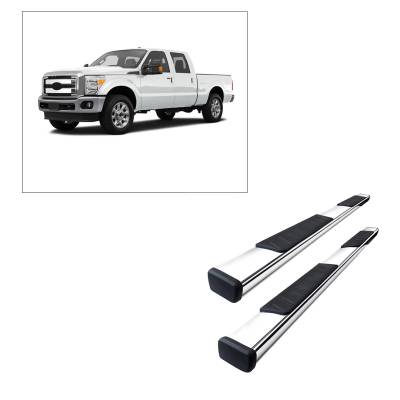 E | Summit Running Boards | Stainless Steel | Crew Cab