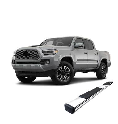 Black Horse Off Road - E | Summit Running Boards | Stainless Steel | Double Cab - Image 2