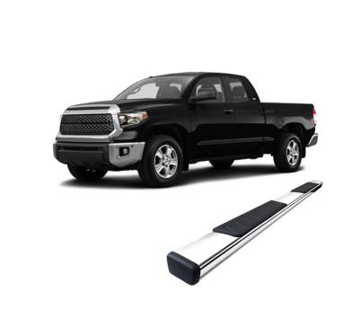 Black Horse Off Road - E | Summit Running Boards | Stainless Steel | Double Cab |   SU-TO0279SS - Image 3