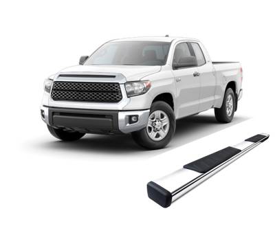 Black Horse Off Road - E | Summit Running Boards | Stainless Steel | Double Cab |   SU-TO0279SS - Image 4