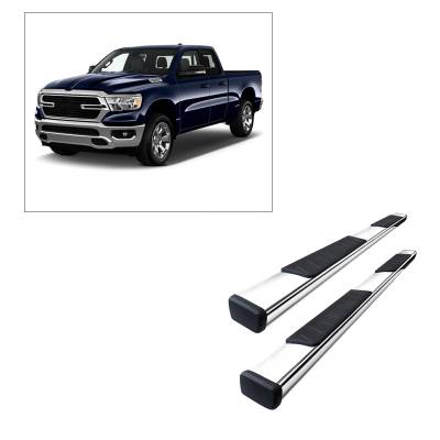 E | Summit Running Boards | Stainless Steel | Quad Cab