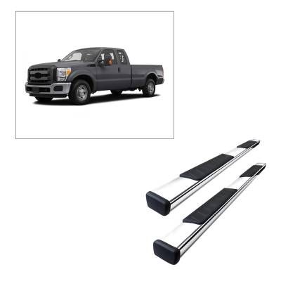 E | Summit Running Boards | Stainless Steel | Super Cab