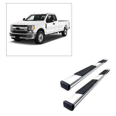 Black Horse Off Road - E | Summit Running Boards | Stainless Steel | Super Cab |   SU-FO0279SS - Image 7