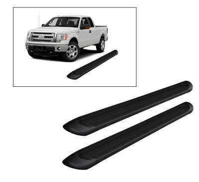 E | Transporter Running Boards | Black | TR-F378