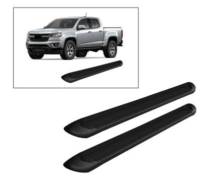 E | Transporter Running Boards | Black | TR-G278