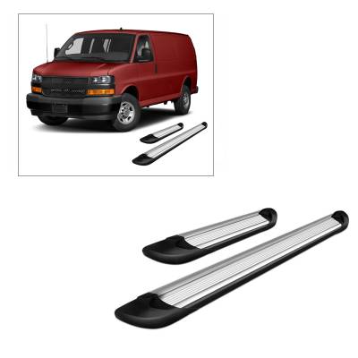 E | Transporter Running Boards | Silver