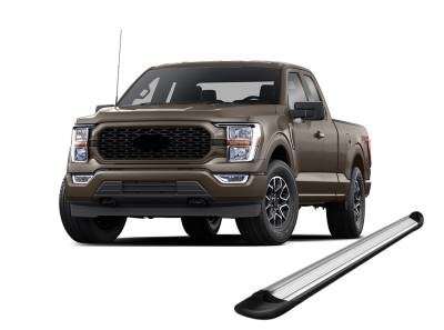 Black Horse Off Road - E | Transporter Running Boards | Silver | TR-F278S - Image 3