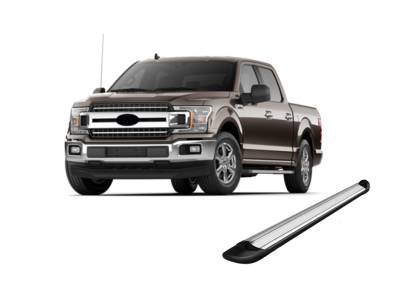 Black Horse Off Road - E | Transporter Running Boards | Silver | TR-F291S - Image 4