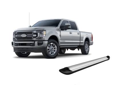 Black Horse Off Road - E | Transporter Running Boards | Silver | TR-F291S - Image 9