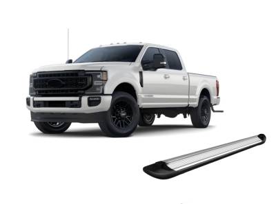 Black Horse Off Road - E | Transporter Running Boards | Silver | TR-F291S - Image 10