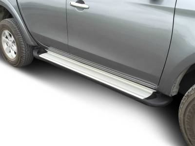 Black Horse Off Road - E | Transporter Running Boards | Silver | TR-F291S - Image 11