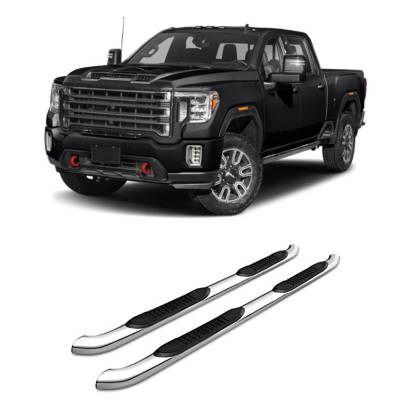 Black Horse Off Road - F | 3in Side Steps | Stainless Steel - Image 5