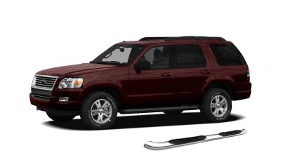 Black Horse Off Road - F | 3in Side Steps | Stainless Steel - Image 4