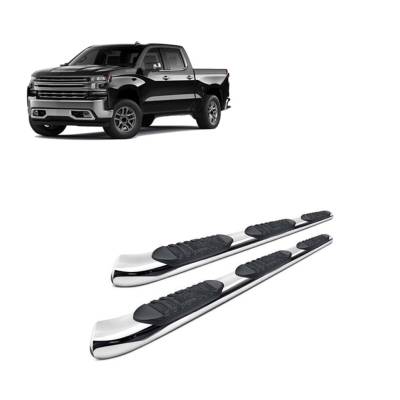 Products - Black Horse Off Road - F | Extreme Wheel to Wheel Side Steps | Stainless Steel | GMSS-NL-19