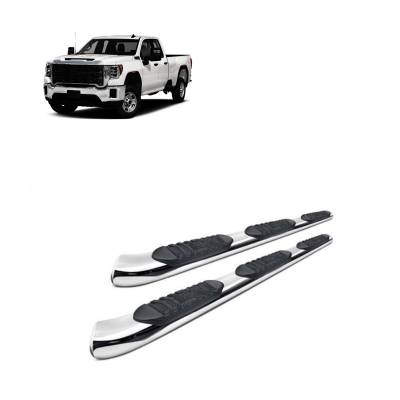 Black Horse Off Road - F | Extreme Wheel-to-Wheel Side Steps | Stainless Steel | 9B35705SSWTW-5BN