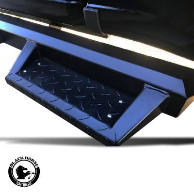 Black Horse Off Road - F | Impact Heavy Duty Drop Side Steps | Black |   IM-TOTUCM - Image 28