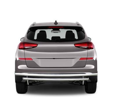 Black Horse Off Road - G | Rear Bumper Guard | Stainless Steel | Double Layer - Image 3