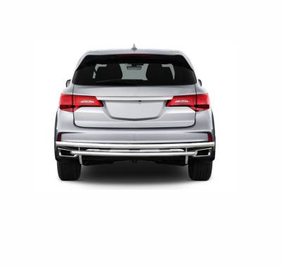 Black Horse Off Road - G | Rear Bumper Guard | Stainless Steel | Double Layer - Image 4