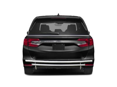 Black Horse Off Road - G | Rear Bumper Guard | Stainless Steel | Double Layer | CRDL-HOH704S - Image 3