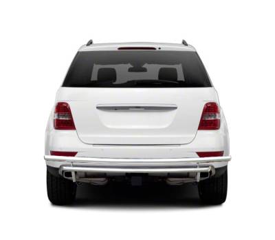Black Horse Off Road - G | Rear Bumper Guard | Stainless Steel | Double Layer | CRDL-MBM103S - Image 2