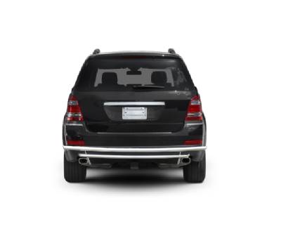 Black Horse Off Road - G | Rear Bumper Guard | Stainless Steel | Double Layer | CRDL-MBM103S - Image 3
