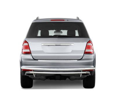 Black Horse Off Road - G | Rear Bumper Guard | Stainless Steel | Double Layer | CRDL-MBM103S - Image 4