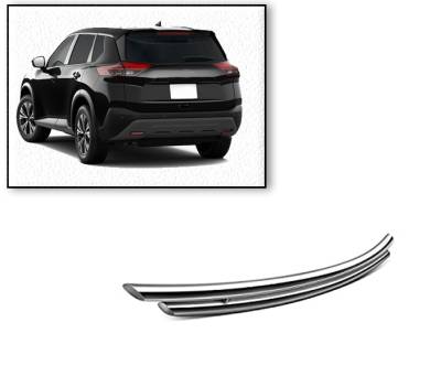 Black Horse Off Road - G | Rear Bumper Guard | Stainless Steel | Double Layer | CRDL-NIN401S