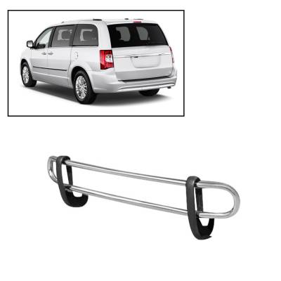 Black Horse Off Road - G | Rear Bumper Guard | Stainless Steel | Double Tube - Image 1