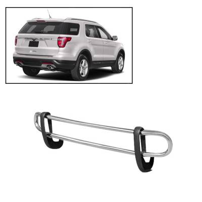 Black Horse Off Road - G | Rear Bumper Guard | Stainless Steel | Double Tube - Image 1