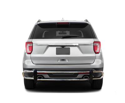 Black Horse Off Road - G | Rear Bumper Guard | Stainless Steel | Double Tube - Image 5