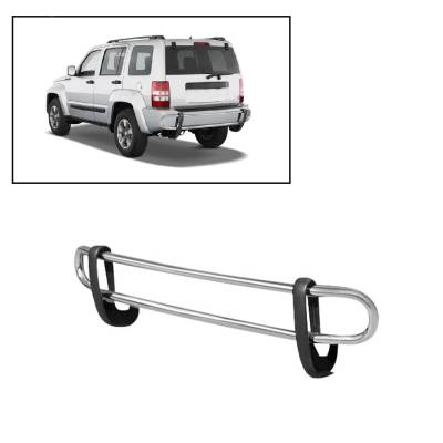 G | Rear Bumper Guard | Stainless Steel | Double Tube | 8D071116SS