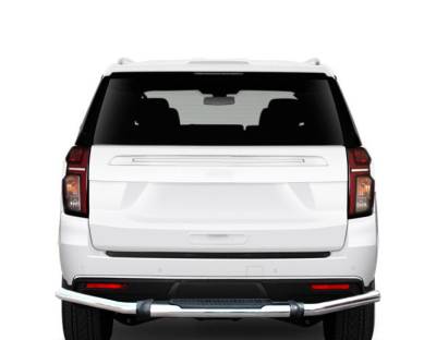 Black Horse Off Road - G | Rear Bumper Guard | Stainless Steel | Single Tube With Pad - Image 3
