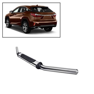 G | Rear Bumper Guard | Stainless Steel | Single Tube With Pad | 8D091016SS-1