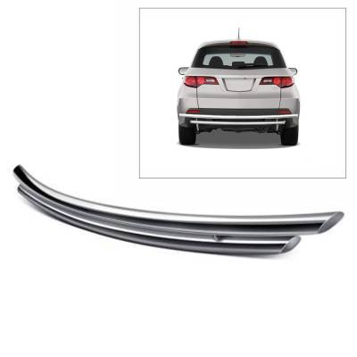 Black Horse Off Road - G | Rear Bumper Guard | Stainless | Double Layer | 8HO01DSS-DL