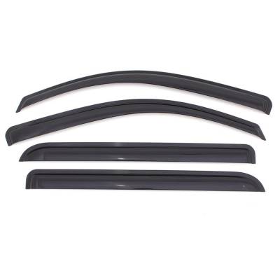 Black Horse Off Road - O | Rain Guards | Color: Smoke | Tape On| 141665 - Image 1