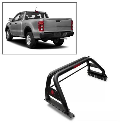 J | Classic Roll Bar | Tonneau Cover Compatible | Black | RB08BK