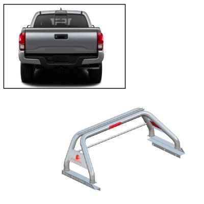 Classic Roll Bar - Classic Roll Bar - Black Horse Off Road - J | Classic Roll Bar | Stainless Steel | Tonneau Cover Compatible | RB006SS