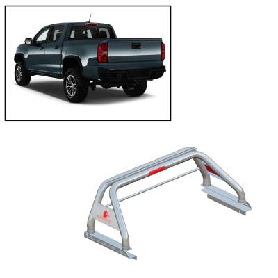 Classic Roll Bar - Classic Roll Bar - Black Horse Off Road - J | Classic Roll Bar | Stainless Steel | Tonneau Cover Compatible | RB005SS