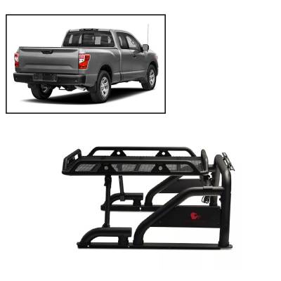 Black Horse Off Road - J | Warrior Roll Bar | Compatible With Most 1/2  and 3/4 Ton Pick Up Beds |  WRB-001BK - Image 25